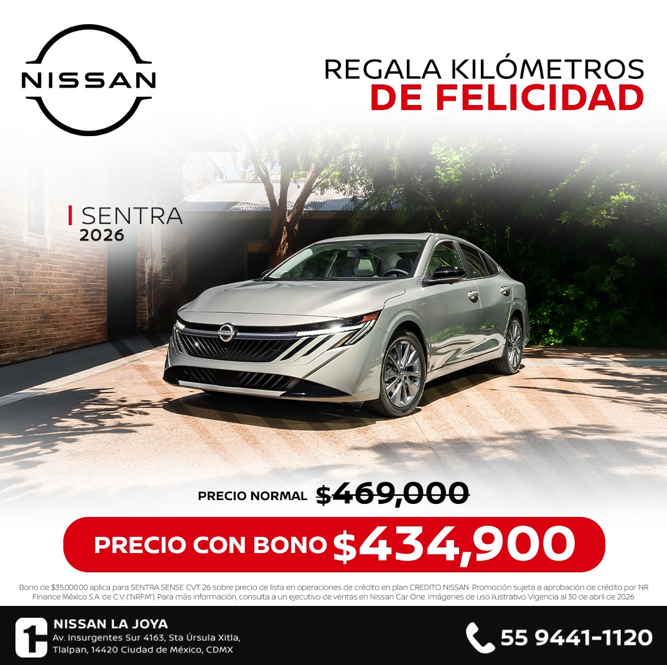 Nissan Sentra 2026